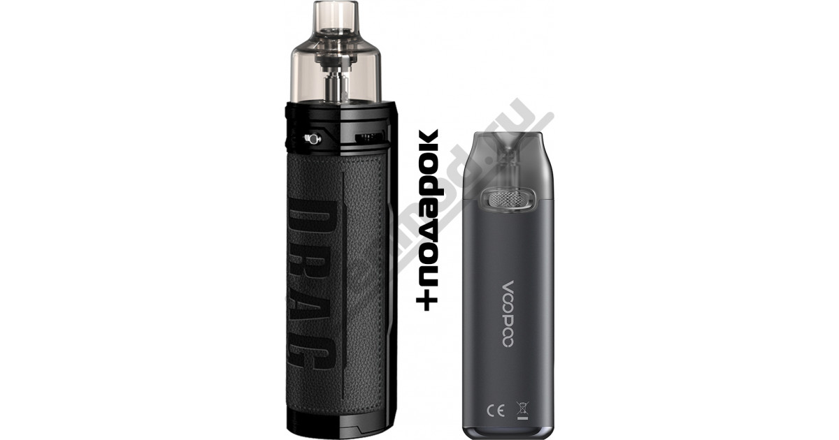 Характеристики VooPoo DRAG X 80W Classic + Vmate Pod Grey Gift Set в